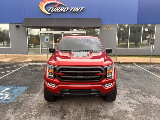 Ford F-150 Full Vehicle Turbo Series Ceramic Film - This customer wanted to reduce heat at a great price and went with our Turbo Series ceramic film for the whole truck. Ford F-150 Full Vehicle Turbo Series Ceramic Film - This customer wanted to reduce heat at a great price and went with our Turbo Series ceramic film for the whole truck.