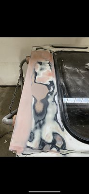 Toyota Landcruiser Repaint - This Toyota was a relatively low budget build. Rust repair, previous body work removal, strip 3 previous paint jobs. Repaint Toyota Landcruiser Repaint - This Toyota was a relatively low budget build. Rust repair, previous body work removal, strip 3 previous paint jobs. Repaint