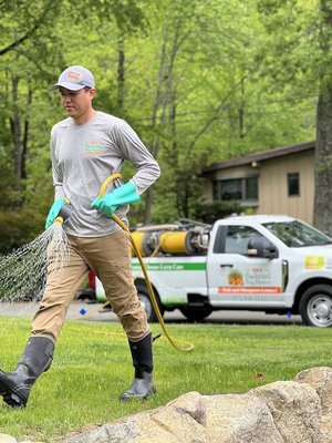 Environmentally Aware Lawn Care - Our environmentally aware lawn care fertilization uses specially formulated treatments to promote a lush, green, and healthy lawn without harsh chemicals. Designed to support natural growth, strengthen your grass, and enhance the overall resilience of your yard, our approach helps maintain a vibrant outdoor space you can enjoy all season long. With a focus on responsible lawn care, we provide results that are effective, long-lasting, and in harmony with the environment.