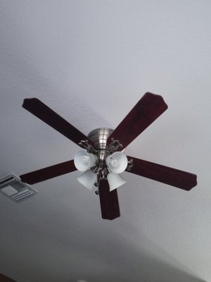 Fan installs - We will hang your fans.