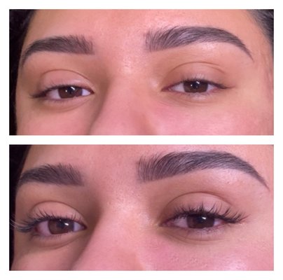 Lash Extensions - Eyelash Extensions are a cosmetic enhancement attaching synthetic or natural fibers to the eyelids to give the natural eyelashes a fuller, more dramatic look. They are available in various lengths, thicknesses, and curvatures.

1st Time Client Online Booking Code: NEWLASH