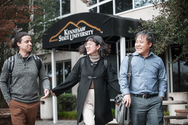 KSU Campus | College Feature - Photos highlighting KSU members working on cutting edge AI. KSU Campus | College Feature - Photos highlighting KSU members working on cutting edge AI.