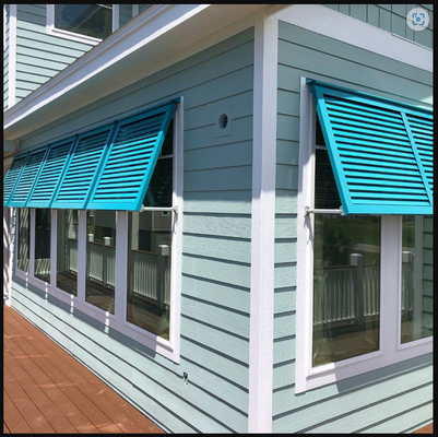 Bermuda Shutters - We upgraded the curb appeal with brand new Bermuda Shutters / Bahama Shutters