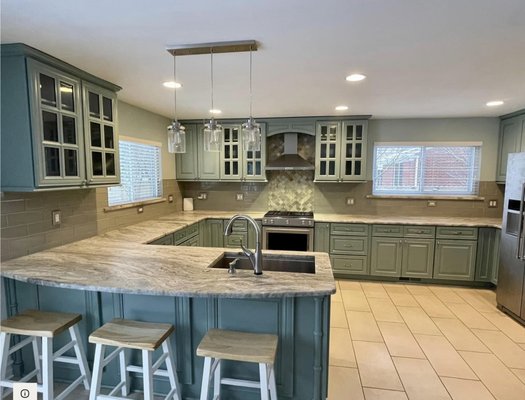 Kitchen Cabinet Painting 2022 - We helped this customer take their kitchen from old and outdated to modern and gorgeous! Cabinet Painting Estimates can be done virtually and we can have your Kitchen completely transformed within a week! Reach out to North Pointe to find out about our processes that last as long as factory painted cabinets! You won’t regret your choice to hire us! Kitchen Cabinet Painting 2022 - We helped this customer take their kitchen from old and outdated to modern and gorgeous! Cabinet Painting Estimates can be done virtually and we can have your Kitchen completely transformed within a week! Reach out to North Pointe to find out about our processes that last as long as factory painted cabinets! You won’t regret your choice to hire us!