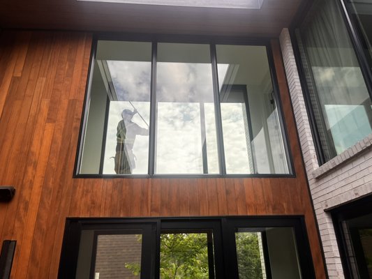 Big interior windows - From interior second-story cleans to balcony access and flawless finishes, Colorado Pane Relievers delivers crystal-clear results with care and precision. These photos highlight our commitment to quality work on modern homes with tall, expansive glass. No streaks, no shortcuts—just beautifully clean windows, every time. Big interior windows - From interior second-story cleans to balcony access and flawless finishes, Colorado Pane Relievers delivers crystal-clear results with care and precision. These photos highlight our commitment to quality work on modern homes with tall, expansive glass. No streaks, no shortcuts—just beautifully clean windows, every time.