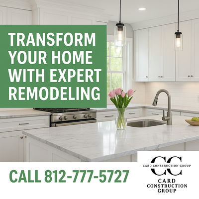Remodeling - Dreaming of a new kitchen, bathroom, or open-concept living space? ✨ With 40+ years of experience, we bring your remodeling vision to life. Call 812-777-5727 to schedule a consultation today.