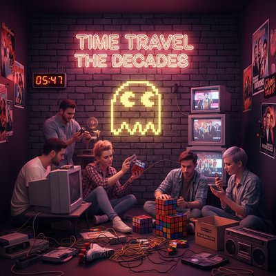 Time Travel to the 90s - Step into a portal that whisks you back to the vibrant 90s, a time when VCRs, tape players, and record players ruled the music scene. Your adventure begins in an iconic music producer's studio, where the clock is ticking! You have one hour to solve a series of puzzles, riddles, and trivia that will test your knowledge of the era. Can you crack the codes and make it back to 2025?

As you navigate through the nostalgic challenges, each clue will bring you closer to unlocking the second door. If you succeed, you'll enter an engineer's music studio, where you'll have the chance to unleash your inner superstar! Use the vintage equipment to sing your very own karaoke and mix your favorite hits from back in the day.

Although any age can climb through the portal, This unique time travel experience is perfect for those aged 25 and older, in their group as a bit of knowledge about the 90s will definitely help you escape more quickly. Gather your friends and prepare for a nostalgic journey that blends fun and music in a thrilling race against time!