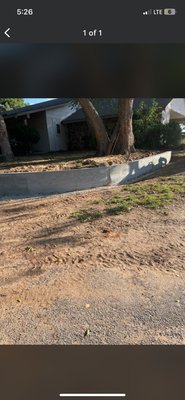 Masonry 
“Retaining wall” - Retaining wall.