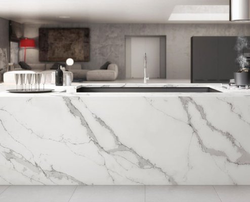 Quartz Kitchen Countertops - Some familiar brands include Pental, Cambria, Silestone, Caesarstone, Zodiaq, Hanstone, Corian Quartz and Viatera. Quartz countertop surfacing material is approximately 93% pure quartz crystals, which give the product depth and radiance without the imperfections of natural stone. Quartz Kitchen Countertops - Some familiar brands include Pental, Cambria, Silestone, Caesarstone, Zodiaq, Hanstone, Corian Quartz and Viatera. Quartz countertop surfacing material is approximately 93% pure quartz crystals, which give the product depth and radiance without the imperfections of natural stone.