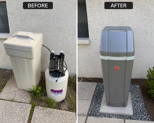 Water Softener - Water Softener installation and main valve replacement