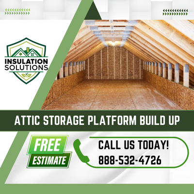 Attic Storage Platform Installation - Elevate your storage possibilities with our custom-built attic storage platform. Maximizing your attic's potential, our sturdy platform provides a safe and organized space to store your belongings, turning unused overhead areas into valuable storage real estate. Discover the convenience of easy access and efficient organization with our expertly crafted attic storage platform Attic Storage Platform Installation - Elevate your storage possibilities with our custom-built attic storage platform. Maximizing your attic's potential, our sturdy platform provides a safe and organized space to store your belongings, turning unused overhead areas into valuable storage real estate. Discover the convenience of easy access and efficient organization with our expertly crafted attic storage platform