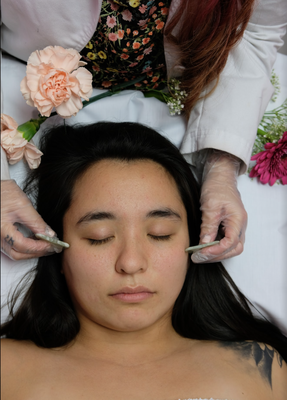 Facial Rejuvenation - This service involves a Traditional Chinese Medicine evaluation, followed by facial acupuncture and gua sha facial massage.