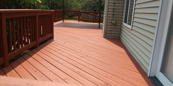 Deck staining - Deck staining 700sqf Deck staining - Deck staining 700sqf
