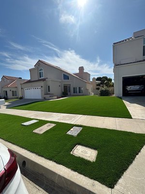 Artificial Turf Project 2024 - At Graceland Remodeling, our artificial turf installation process is designed to transform your outdoor space into a lush, low-maintenance area that looks beautiful year-round. We begin with a free consultation where we assess your site and discuss your vision. After that, we prepare the area by removing existing grass and debris, leveling the ground, and installing a weed barrier. Once the base is ready, we roll out and cut the turf to fit your space, ensuring a seamless, natural appearance. We then apply an infill material to help the turf blades stand upright, giving it a realistic feel. Finally, we inspect the installation and leave your space clean and ready for use. With durable, eco-friendly artificial turf, you can enjoy a green, vibrant lawn without the hassle of watering or mowing.