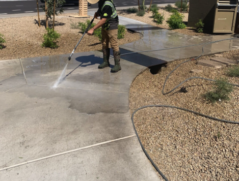 Power Washing - Revitalize your property's exterior surfaces, including driveways, patios, decks, and siding, removing dirt, grime, and stains.