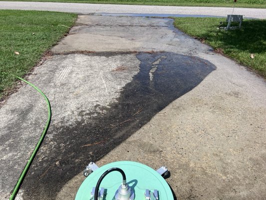 Point Harbor House Wash - Same day estimate and job completion on this house and driveway wash.