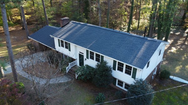 Cary Home Renovation - In Cary, North Carolina, we recently completed a project to replace an old roof and gutters due to storm damage. We provided an inspection, helped file an insurance claim, and assisted with the selection of new materials that met all preferences and budget. Our team removed the old roof and gutters and installed a new roof using high-quality materials and proper components. We also installed new gutters and cleaned up the job site to ensure a smooth process. Trust us to handle your roofing needs with care and expertise. Cary Home Renovation - In Cary, North Carolina, we recently completed a project to replace an old roof and gutters due to storm damage. We provided an inspection, helped file an insurance claim, and assisted with the selection of new materials that met all preferences and budget. Our team removed the old roof and gutters and installed a new roof using high-quality materials and proper components. We also installed new gutters and cleaned up the job site to ensure a smooth process. Trust us to handle your roofing needs with care and expertise.