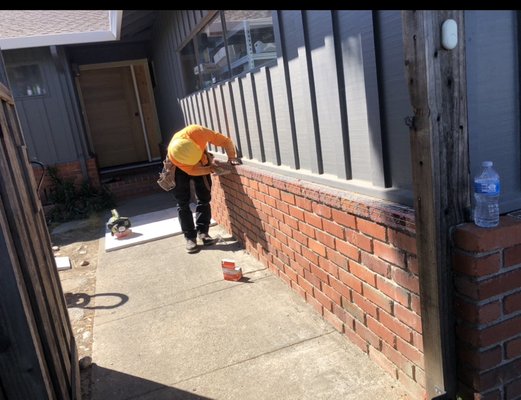 San Rafael ca - The owner of the house contacted us to change the view of the walls of her planters and the small walls of the entrance of her house for Venice plaster San Rafael ca - The owner of the house contacted us to change the view of the walls of her planters and the small walls of the entrance of her house for Venice plaster