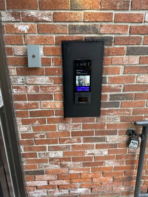 Intercom System Installations - We installed these two intercom systems to replace the outdated ones in two apartment complexes. The new intercom systems are Swiftlane systems that use a fob, key code, or facial recognition. No need to worry anymore about losing your keys! Intercom System Installations - We installed these two intercom systems to replace the outdated ones in two apartment complexes. The new intercom systems are Swiftlane systems that use a fob, key code, or facial recognition. No need to worry anymore about losing your keys!