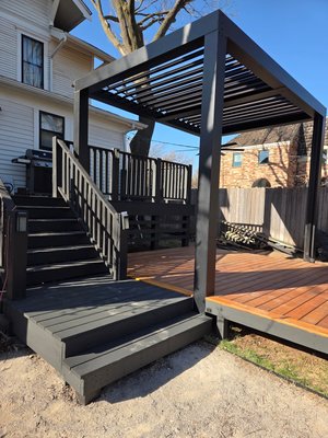 Historical Home Backyard Remodel 2026 - Backyard Remodel. Attached Deck and lower deck areas to create a functional backyard living environment Historical Home Backyard Remodel 2026 - Backyard Remodel. Attached Deck and lower deck areas to create a functional backyard living environment