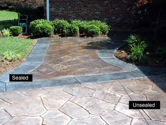 Landscaping design since 2014 - We pressure washer and sealer the stamp concrete Landscaping design since 2014 - We pressure washer and sealer the stamp concrete