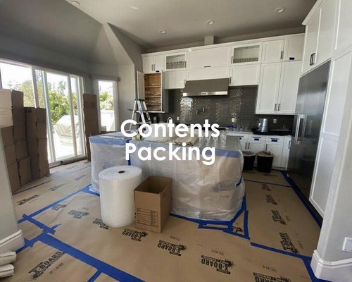 Content Packout - I have heard it said that just about anybody can move the items out of a kitchen. That is true but the question is how much are they going to break and is it worth it to save a few bucks? Orange County Restoration Services offers full pack out and pack back services and can arrange for pods or moving vans if needed. This home had over $100,000 in crystal and China we needed to pack out and protect before we could demo the kitchen and treat the mold and water. To find out more about what we do and how we do it feel free to contact us for a detailed evaluation. Content Packout - I have heard it said that just about anybody can move the items out of a kitchen. That is true but the question is how much are they going to break and is it worth it to save a few bucks? Orange County Restoration Services offers full pack out and pack back services and can arrange for pods or moving vans if needed. This home had over $100,000 in crystal and China we needed to pack out and protect before we could demo the kitchen and treat the mold and water. To find out more about what we do and how we do it feel free to contact us for a detailed evaluation.