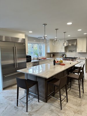 Kitchen remodel - This complete kitchen remodel was done with electrical code updates, including new electrical circuits, new recessed and LED undercabinet lights and new appliance wiring. Kitchen remodel - This complete kitchen remodel was done with electrical code updates, including new electrical circuits, new recessed and LED undercabinet lights and new appliance wiring.