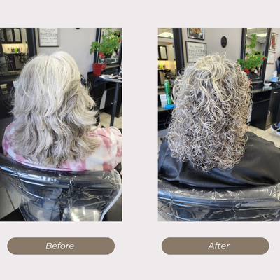 Perm Examples - Looking for some curl, ask our stylists Deb and Joelle! Perm Examples - Looking for some curl, ask our stylists Deb and Joelle!
