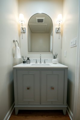 Powder Room From Closet - Powder Room From Closet in Carmela Way, Sacramento, CA 95822 Powder Room From Closet - Powder Room From Closet in Carmela Way, Sacramento, CA 95822