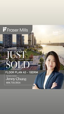 Fraser Mills by Beedie Living - A presale with waterfront view!
A master community plan in Coquitlam!
Are you interested in living or investing in this such a great opportunity?
Contact Jenny Chung, your Real Estate Agent! Always there for you!
📲 604-710-5816