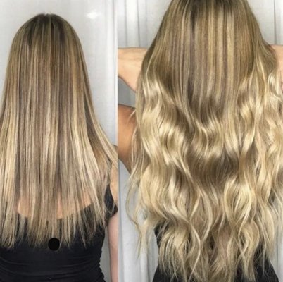 Hair Extensions, - These photos are before and after of a hair extensions of two different clients. Hair Extensions, - These photos are before and after of a hair extensions of two different clients.
