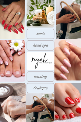 GRAND OPENING - A salon like no other! Welcome.
Call us for an appointment today
480.597.5556 - call
480.995.7373 - text
www.nyahnailboutique.com GRAND OPENING - A salon like no other! Welcome.
Call us for an appointment today
480.597.5556 - call
480.995.7373 - text
www.nyahnailboutique.com