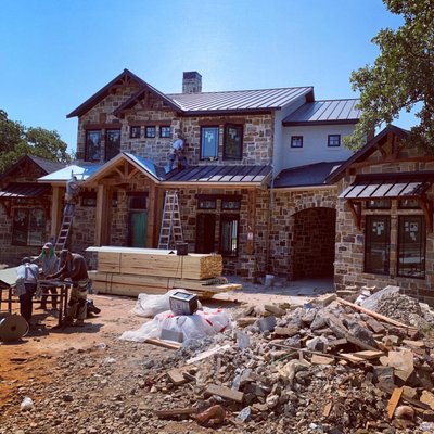 Standing Seam Metal Roof in Colleyville, TX! - This custom home builder chose PROCO to install both metal and asphalt roofs on his primary dwelling in Colleyville, TX. Top of the line material was utilized along with out highly skilled crews to create a stunning roof system that tops off this custom home beautifully!