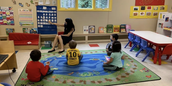 Our Language Classroom - We offer both Chinese Mandarin and Spanish through our Language Immersion program. We build in the Montessori philosophy with lessons in both language and culture, training our young students to master language from an early age, thus preparing them to be global citizens.
There is also an option for students to take half-day Montessori sessions and half-day Language Immersion sessions daily Our Language Classroom - We offer both Chinese Mandarin and Spanish through our Language Immersion program. We build in the Montessori philosophy with lessons in both language and culture, training our young students to master language from an early age, thus preparing them to be global citizens.
There is also an option for students to take half-day Montessori sessions and half-day Language Immersion sessions daily