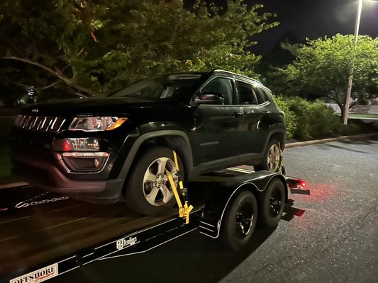 Jeep Compass Stuck in Park - Jeep Compass stuck in park hauled safely Jeep Compass Stuck in Park - Jeep Compass stuck in park hauled safely