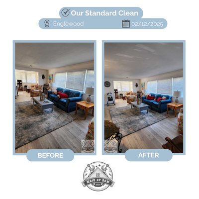 Our Standard Clean - 02/12/2025 - For this Standard Clean, our professional cleaning team provided a thorough and reliable house cleaning service designed to keep your home fresh and tidy.
We dusted and wiped down all accessible surfaces, cleaned countertops, and sanitized high-touch areas throughout the home. In the kitchen, we cleaned sinks, wiped down appliance exteriors, and tidied up countertops.
Bathrooms were refreshed with cleaning and sanitizing of sinks, toilets, showers, and mirrors. Bedrooms and living areas were vacuumed or swept, beds were made, and trash was taken out.
Our standard cleaning services are perfect for maintaining a clean and comfortable home environment - contact us today for the best standard cleaning service! Our Standard Clean - 02/12/2025 - For this Standard Clean, our professional cleaning team provided a thorough and reliable house cleaning service designed to keep your home fresh and tidy.
We dusted and wiped down all accessible surfaces, cleaned countertops, and sanitized high-touch areas throughout the home. In the kitchen, we cleaned sinks, wiped down appliance exteriors, and tidied up countertops.
Bathrooms were refreshed with cleaning and sanitizing of sinks, toilets, showers, and mirrors. Bedrooms and living areas were vacuumed or swept, beds were made, and trash was taken out.
Our standard cleaning services are perfect for maintaining a clean and comfortable home environment - contact us today for the best standard cleaning service!