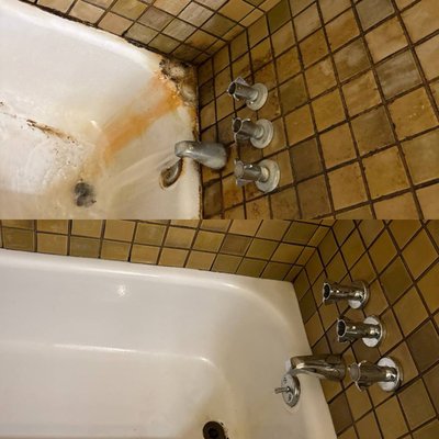 Bathroom Deep Cleaning Transformation! - Bathroom Deep Cleaning Transformation!
This project involved a detailed deep cleaning of the bathroom, focusing on restoring cleanliness and shine throughout the entire space. Our team thoroughly cleaned and sanitized the shower, bathtub, sink, light fixtures, and floors, removing soap scum, water spots, dust, and everyday buildup.
Special attention was given to high-touch surfaces and hard-to-reach areas to ensure a fresh, hygienic environment. The shower and bathtub were scrubbed and sanitized, fixtures were polished, and the floors were carefully cleaned to leave the bathroom looking refreshed and sparkling clean.
The before-and-after results demonstrate the difference that professional cleaning can make. At I Clean Eco Cleaning Services, we take pride in delivering detailed, high-quality cleaning services that help our clients enjoy a cleaner, healthier home. Bathroom Deep Cleaning Transformation! - Bathroom Deep Cleaning Transformation!
This project involved a detailed deep cleaning of the bathroom, focusing on restoring cleanliness and shine throughout the entire space. Our team thoroughly cleaned and sanitized the shower, bathtub, sink, light fixtures, and floors, removing soap scum, water spots, dust, and everyday buildup.
Special attention was given to high-touch surfaces and hard-to-reach areas to ensure a fresh, hygienic environment. The shower and bathtub were scrubbed and sanitized, fixtures were polished, and the floors were carefully cleaned to leave the bathroom looking refreshed and sparkling clean.
The before-and-after results demonstrate the difference that professional cleaning can make. At I Clean Eco Cleaning Services, we take pride in delivering detailed, high-quality cleaning services that help our clients enjoy a cleaner, healthier home.
