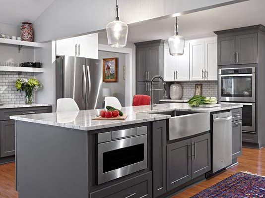 Gray Kitchen Project Collection - The cool tones of gray are a great alternative to traditional white kitchens. They can be paired with any color combination for a modern yet still classic look that's perfect in every home. A refreshing change from the typical overexposed colors we see nowadays, gray provides just enough contrast without being overwhelming or flashy! Gray Kitchen Project Collection - The cool tones of gray are a great alternative to traditional white kitchens. They can be paired with any color combination for a modern yet still classic look that's perfect in every home. A refreshing change from the typical overexposed colors we see nowadays, gray provides just enough contrast without being overwhelming or flashy!