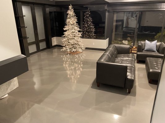 Kenmore Remodel - This overlay was poured over existing floor