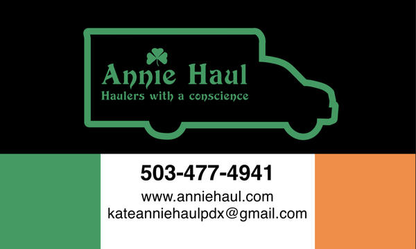 Home, Office, Business. We will safely remove unwanted items. Donate and recycle first. Landfill is always our last stop. - We clear out home, offices, businesses. One item for complete truck loads. Best rates. Trained professionals. Please look at our website for more photos of projects as well as qualified, real, reviews from our hundreds of happy clients. Our crews pass background checks. We are your neighbors and love to serve the Portland Metro Community ( for over 20 years!) www.anniehaul.com Home, Office, Business. We will safely remove unwanted items. Donate and recycle first. Landfill is always our last stop. - We clear out home, offices, businesses. One item for complete truck loads. Best rates. Trained professionals. Please look at our website for more photos of projects as well as qualified, real, reviews from our hundreds of happy clients. Our crews pass background checks. We are your neighbors and love to serve the Portland Metro Community ( for over 20 years!) www.anniehaul.com