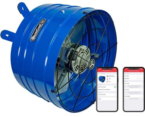 Attic Fans=Big Savings! - Your attic is dramatically hotter than the outside temperature. It heats the house via the ceiling and heats the AC ducts in the attic too.
By reducing the temperature in the attic with an attic fan, your AC doesn't need to work nearly as hard and can save you up to 30% of the cost.
These Bluetooth controlled QuietCool fans are whisper-quiet and use a fraction of your AC power so save you big money over time! Attic Fans=Big Savings! - Your attic is dramatically hotter than the outside temperature. It heats the house via the ceiling and heats the AC ducts in the attic too.
By reducing the temperature in the attic with an attic fan, your AC doesn't need to work nearly as hard and can save you up to 30% of the cost.
These Bluetooth controlled QuietCool fans are whisper-quiet and use a fraction of your AC power so save you big money over time!