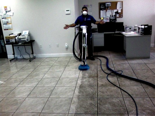 Tile And Grout Cleaning - Before And After Tile And Grout Cleaning 786-587-3418
