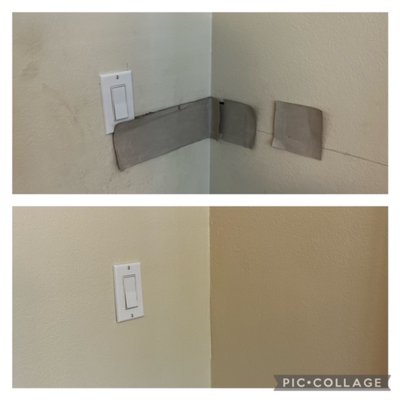 Drywall, Plumbing, Electrical - This project consisted of two stages. First was the relocation of a light switch, patching drywall, texture and painting. Second was installing two barn doors. Drywall, Plumbing, Electrical - This project consisted of two stages. First was the relocation of a light switch, patching drywall, texture and painting. Second was installing two barn doors.