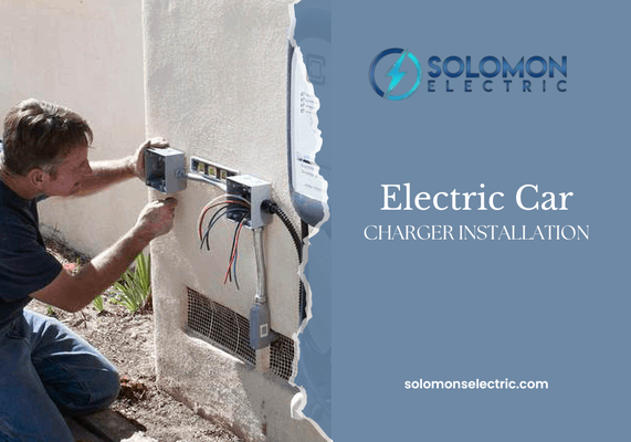 EV Charger Ready Setup - Solomon Electric installs electric vehicle chargers for homes and businesses, including dedicated circuits, wiring, panel checks, and safe setup. A convenient charging solution installed by experienced electricians. EV Charger Ready Setup - Solomon Electric installs electric vehicle chargers for homes and businesses, including dedicated circuits, wiring, panel checks, and safe setup. A convenient charging solution installed by experienced electricians.