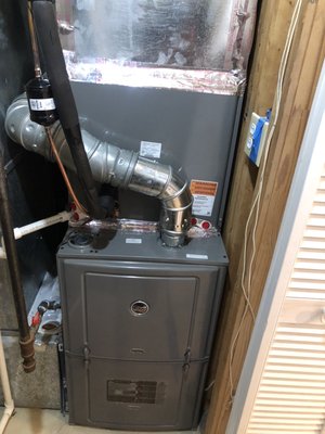 Heating Installation - New full system replacement for client in Clinton MD. Ruud products that’s come with a 10 year manufacturing warranty and 1 year labor warranty. Heating Installation - New full system replacement for client in Clinton MD. Ruud products that’s come with a 10 year manufacturing warranty and 1 year labor warranty.