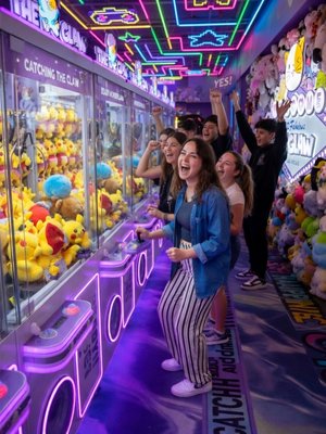 Lucky Claw Arcade – Las Vegas Claw Machine Experience - Lucky Claw Arcade is a locally owned Las Vegas arcade focused on creating a fun, exciting, and welcoming experience for families, locals, tourists, and claw machine fans of all ages.
Our arcade features a variety of claw machines filled with exciting prizes, including licensed character merchandise, plush toys, collectibles, mystery items, and other popular prizes. We continuously refresh our machines and prize selection so guests always have something new to discover.
Customer satisfaction is at the heart of what we do. Our team works hard to provide friendly service, help guests understand how our machines work, celebrate wins, and make every visit memorable.
We also offer birthday parties, private events, group experiences, special promotions, token packages, and membership options.
Whether you're visiting Las Vegas, planning a birthday celebration, or simply looking for something fun to do with family and friends, Lucky Claw Arcade is ready to make your experience special. Lucky Claw Arcade – Las Vegas Claw Machine Experience - Lucky Claw Arcade is a locally owned Las Vegas arcade focused on creating a fun, exciting, and welcoming experience for families, locals, tourists, and claw machine fans of all ages.
Our arcade features a variety of claw machines filled with exciting prizes, including licensed character merchandise, plush toys, collectibles, mystery items, and other popular prizes. We continuously refresh our machines and prize selection so guests always have something new to discover.
Customer satisfaction is at the heart of what we do. Our team works hard to provide friendly service, help guests understand how our machines work, celebrate wins, and make every visit memorable.
We also offer birthday parties, private events, group experiences, special promotions, token packages, and membership options.
Whether you're visiting Las Vegas, planning a birthday celebration, or simply looking for something fun to do with family and friends, Lucky Claw Arcade is ready to make your experience special.