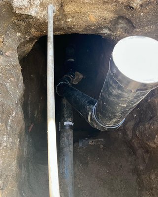 Roto Services*Guaranteed! - We had to dig a trench 6 ft deep in order to repair sewer line with trench less technology