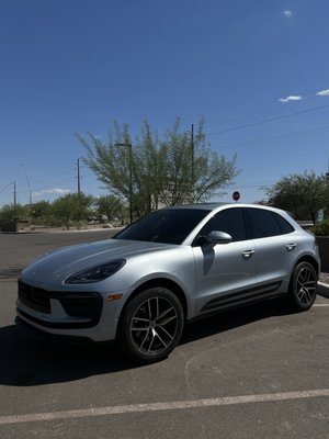 paint protection film - We applied full front end paint protection film! Our paint protection film is a self healing puncher resistant fim that will keep your vehicle's paint protected from rock chip damage and prevents expensive damage !
