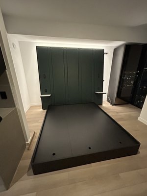 Assamble and install king size bed with wall panel - •	Same-day service
	•	Affordable pricing
	•	Clean & professional work
	•	Fast response time