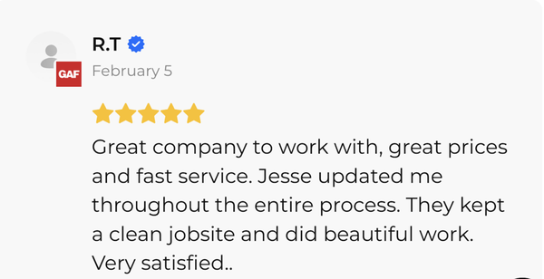 Real Results. Real Experiences. Amazing Testimonies Across Many Platforms! - Choosing the right roofing contractor is a big decision—and nothing speaks louder than the experience of real customers.
At Ocean Roofing Inc., we take pride in delivering honest service, high-quality workmanship, and results that last. But don’t just take our word for it—see what homeowners and businesses across Southern California are saying.
We’ve worked on everything from small repairs to large-scale roofing projects, always with the same goal: to provide long-lasting solutions that protect your property and give you peace of mind.
Our clients choose us for our honesty, communication, and consistent results. From small repairs to full roof replacements, we deliver quality you can see—and reliability you can trust. Real Results. Real Experiences. Amazing Testimonies Across Many Platforms! - Choosing the right roofing contractor is a big decision—and nothing speaks louder than the experience of real customers.
At Ocean Roofing Inc., we take pride in delivering honest service, high-quality workmanship, and results that last. But don’t just take our word for it—see what homeowners and businesses across Southern California are saying.
We’ve worked on everything from small repairs to large-scale roofing projects, always with the same goal: to provide long-lasting solutions that protect your property and give you peace of mind.
Our clients choose us for our honesty, communication, and consistent results. From small repairs to full roof replacements, we deliver quality you can see—and reliability you can trust.